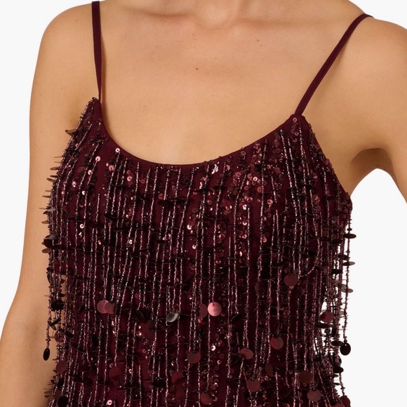 LV Foster beaded cocktail minidress size 10 new with tags - Picture 3 of 6